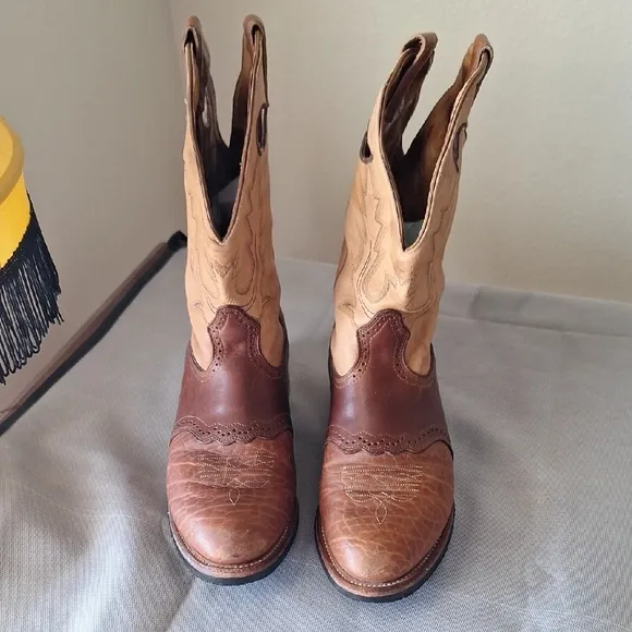 Boulet Cowboy Boots Mens Size 10