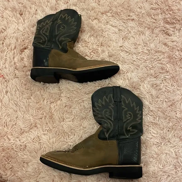 Boys Brown Cowboy Boots