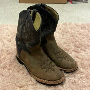 Boys Brown Cowboy Boots