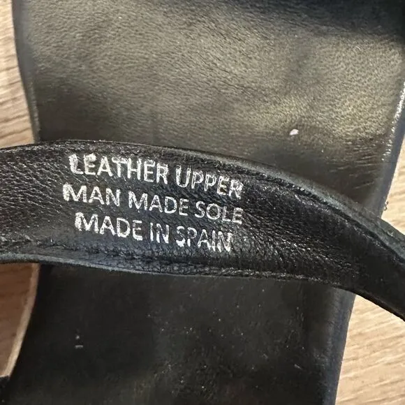 Brand New Jutelia Black espadrilles Wedge Sandals Size 10