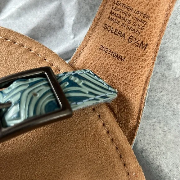 Brioso Solera Tooled Leather Sandals