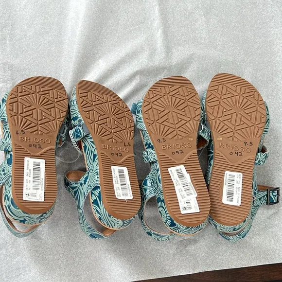 Brioso Solera Tooled Leather Sandals