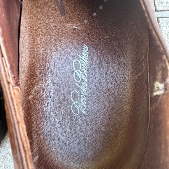 Brooks Brothers Mens Brown Leather  Shoes