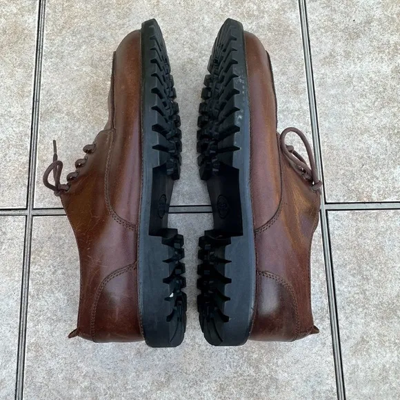 Brooks Brothers Mens Brown Leather  Shoes