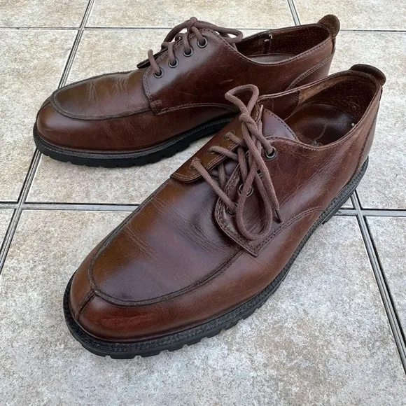 Brooks Brothers Mens Brown Leather  Shoes