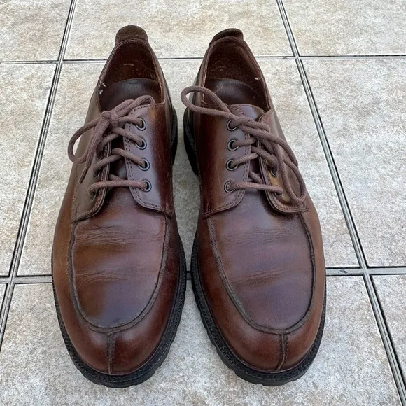 Brooks Brothers Mens Brown Leather  Shoes