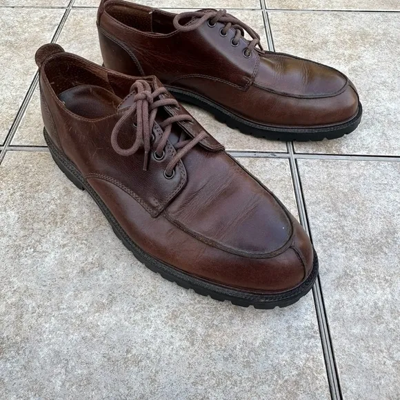 Brooks Brothers Mens Brown Leather  Shoes