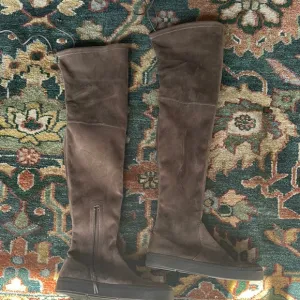 Brown Over-the-Knee Boots