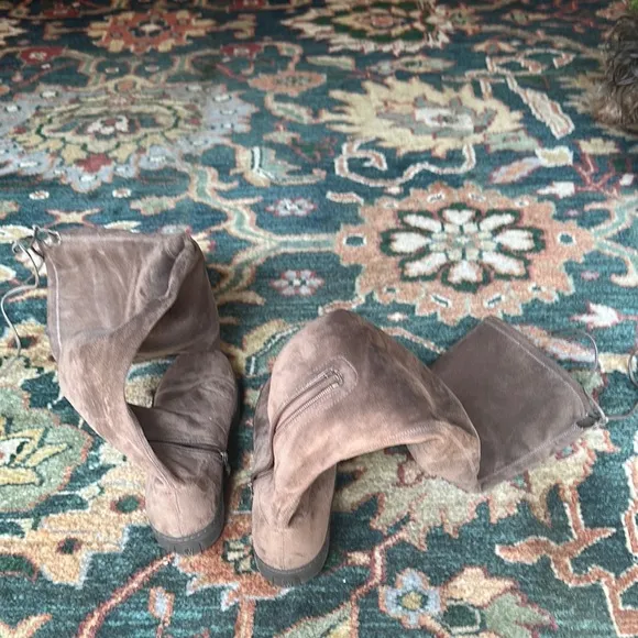 Brown Over-the-Knee Boots