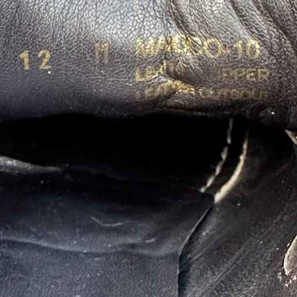 Bruno Magli black leather shoes size 12 M