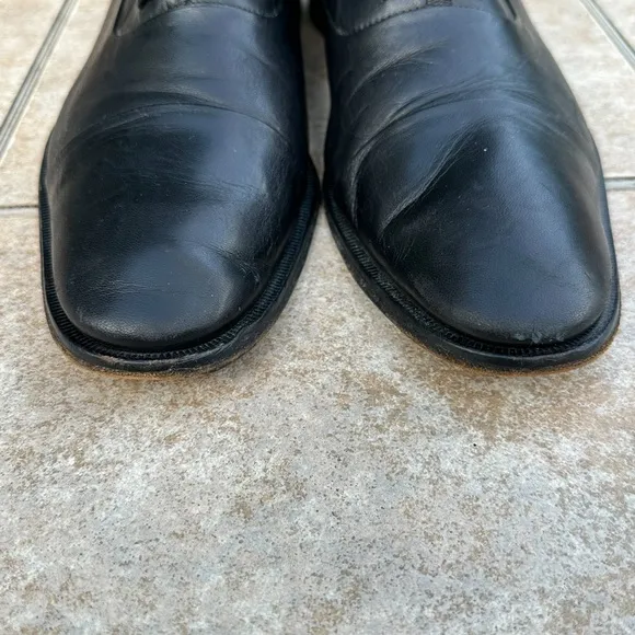 Bruno Magli black leather shoes size 12 M