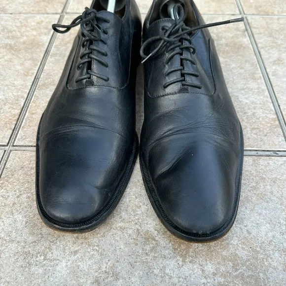 Bruno Magli black leather shoes size 12 M