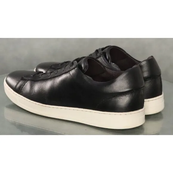 Bruno Magli Diego Men's Low Sneakers Shoes Size 9.5 Leather Black