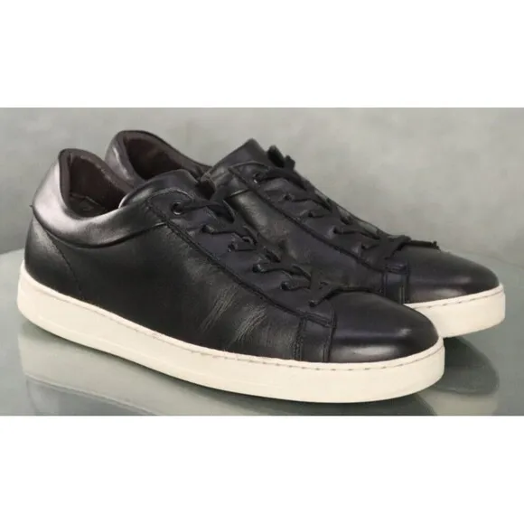 Bruno Magli Diego Men's Low Sneakers Shoes Size 9.5 Leather Black