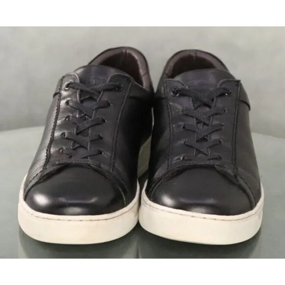 Bruno Magli Diego Men's Low Sneakers Shoes Size 9.5 Leather Black