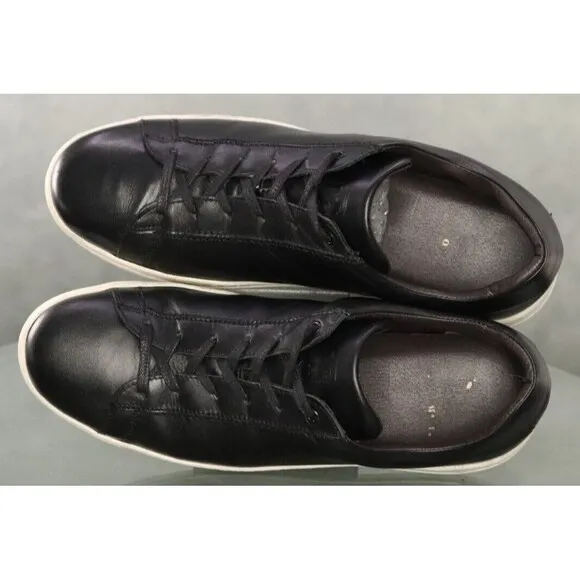 Bruno Magli Diego Men's Low Sneakers Shoes Size 9.5 Leather Black
