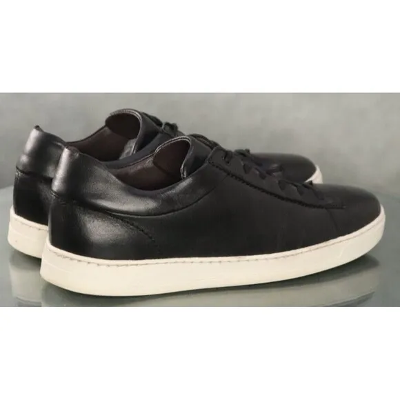 Bruno Magli Diego Men's Low Sneakers Shoes Size 9.5 Leather Black