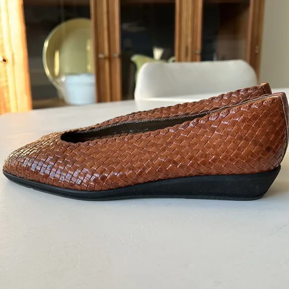 Bruno Magli woven leather women’s shoes