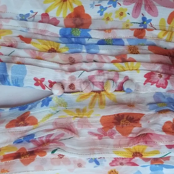 Buddy Love Grace Long Sleeve Shirt Dress Wild Flower Sixe XS