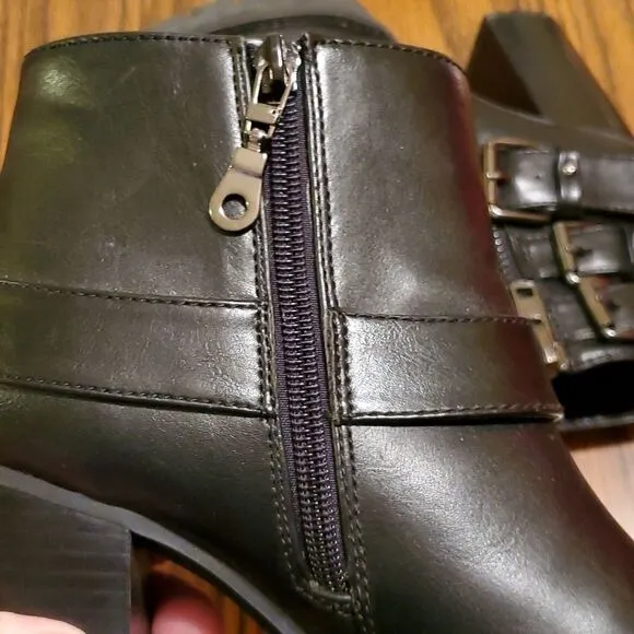 BUFFALO SHOES moto ankle boot size 38
