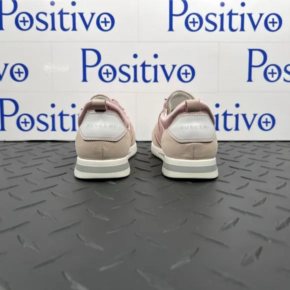 Buscemi Ventura Kid Rosa Leather Sneakers US 12 EU 30