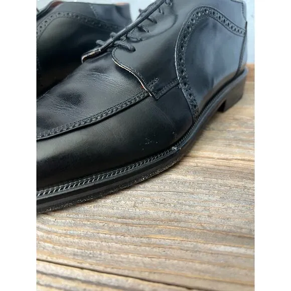 Cable &amp; Co. Black Versailles Lace-Up Oxford Dress Shoes