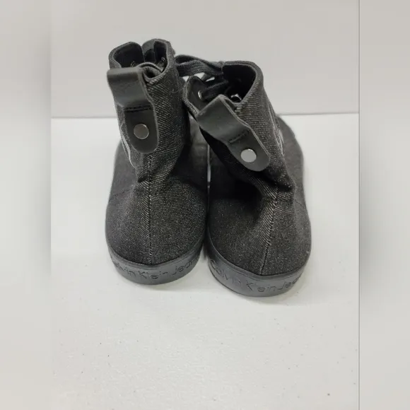 Calvin Klein Bensi CK Monogram High Top Mens Designer Sneakers Shoes 11.5