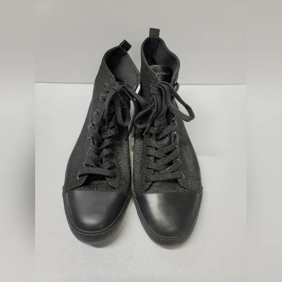 Calvin Klein Bensi CK Monogram High Top Mens Designer Sneakers Shoes 11.5