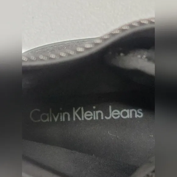 Calvin Klein Bensi CK Monogram High Top Mens Designer Sneakers Shoes 11.5
