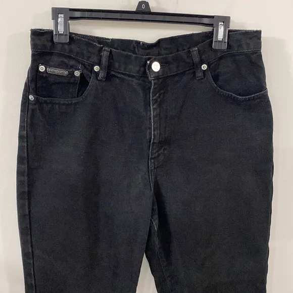 Calvin Klein vintage black high rise mom jeans size 10