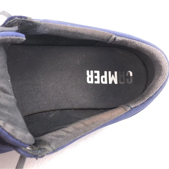 Camper Pursuit Blue Leather Casual Sneakers EUR 42