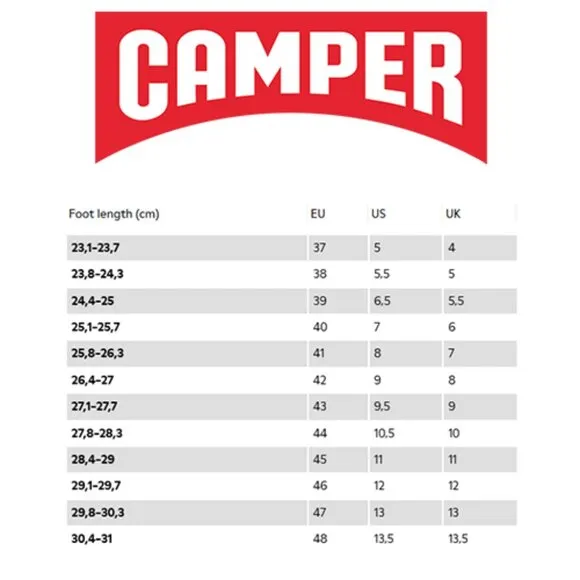 Camper Pursuit Blue Leather Casual Sneakers EUR 42