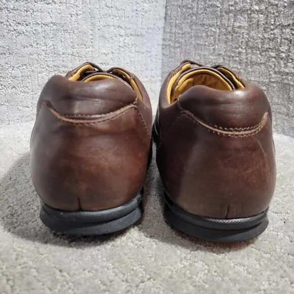 Campobello Men's Size 11 US Brown Leather Lace-Up Shoes Made in Portugal