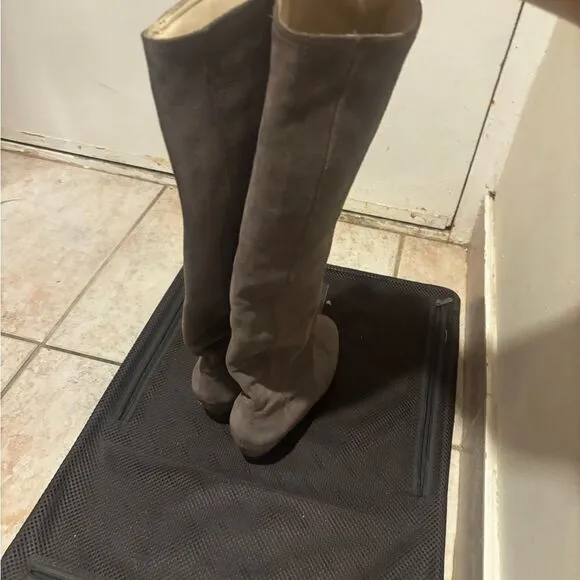 Candela Over The Knee Heel Boots gray wedge boot heels cute shoes