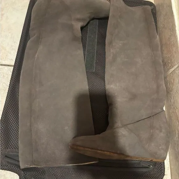 Candela Over The Knee Heel Boots gray wedge boot heels cute shoes