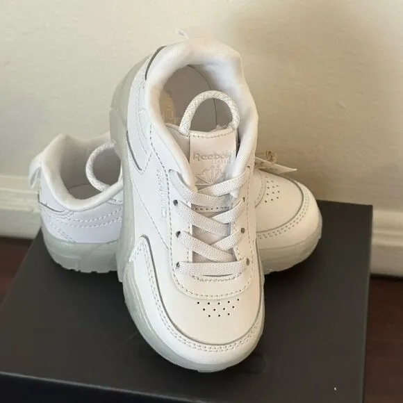 Cardi B X Reebok leather platform sneaker size 7 in white new