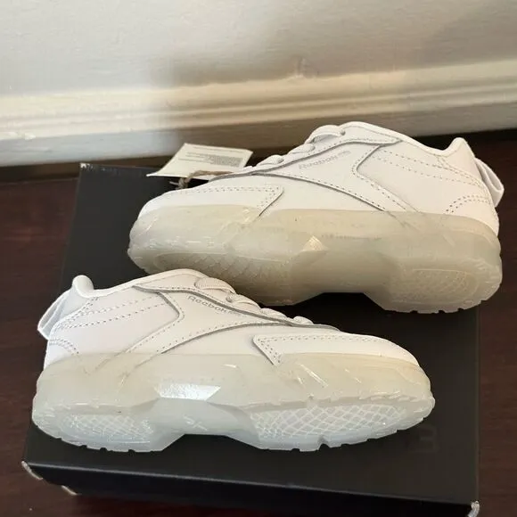 Cardi B X Reebok leather platform sneaker size 7 in white new