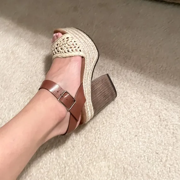 Castañer platform sandals in box