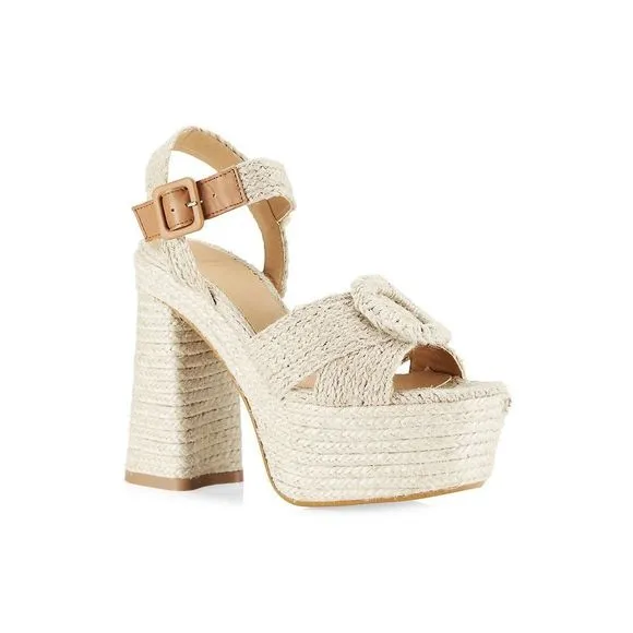 Castaner Amaia Raffia Platform Sandals
