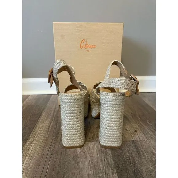 Castaner Amaia Raffia Platform Sandals