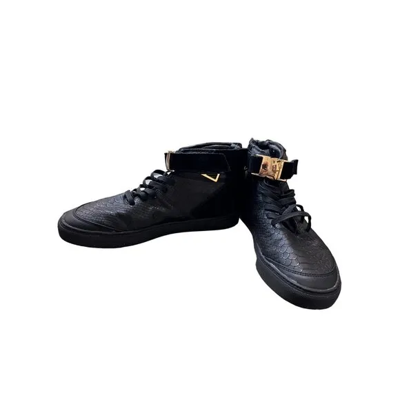 Cayler &amp; Sons men’s black leather Hamachi shoes sneakers size 9 SKU 3327