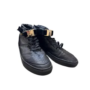 Cayler &amp; Sons men’s black leather Hamachi shoes sneakers size 9 SKU 3327