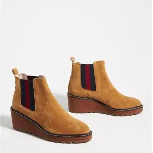 Cecelia New York Gemma Wedge Boots Suze 6.5
