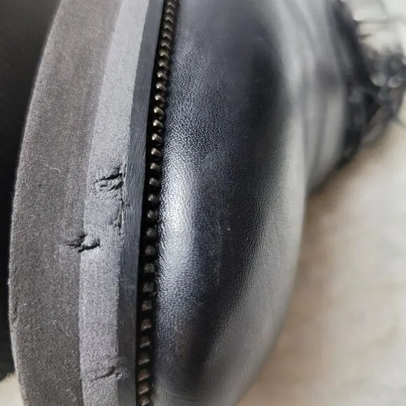 Cesare Paciotti Mens Shoes  Size 7 Black Leather Oxford Derby Luxury