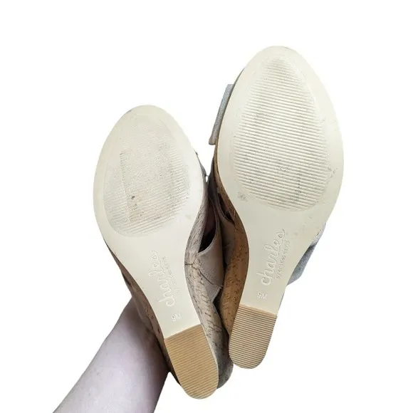 Charles David NWOB Platform Wedge Sandals Size 9‎