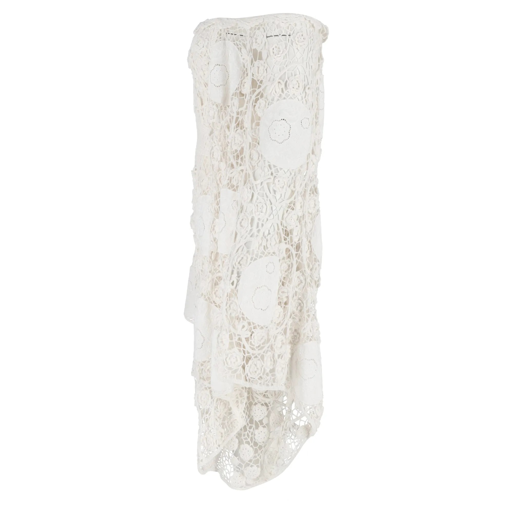 Chloé shoulder crocheted mini dress