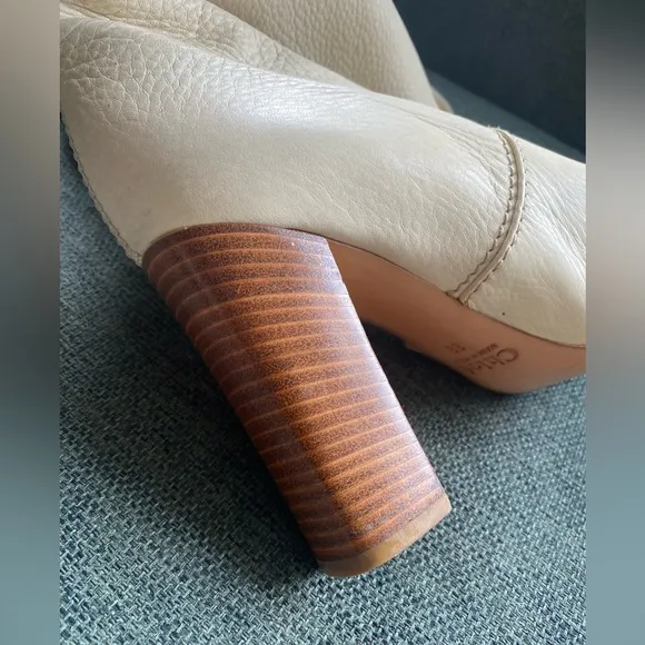 Chloe  Boots , tan Sz 39