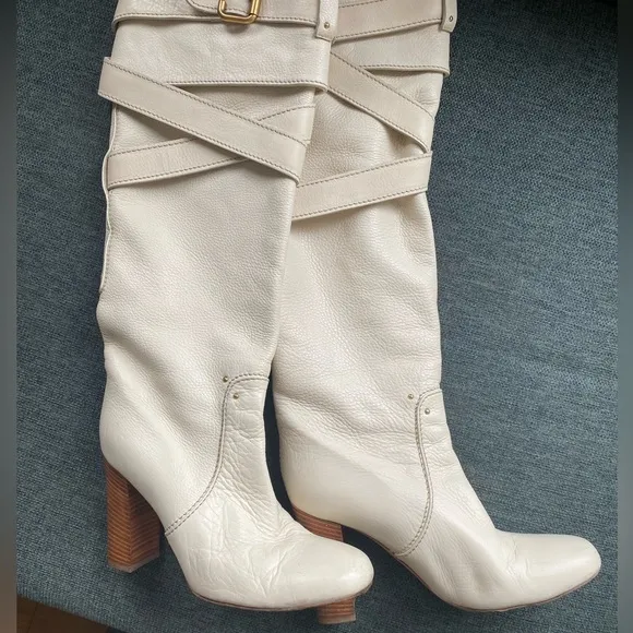 Chloe  Boots , tan Sz 39