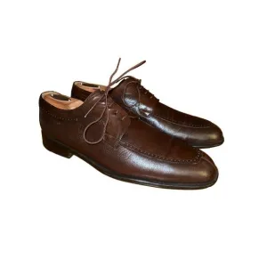 Chocolate Brown Mezlan Hudson Derby Dress Shoes Size 10