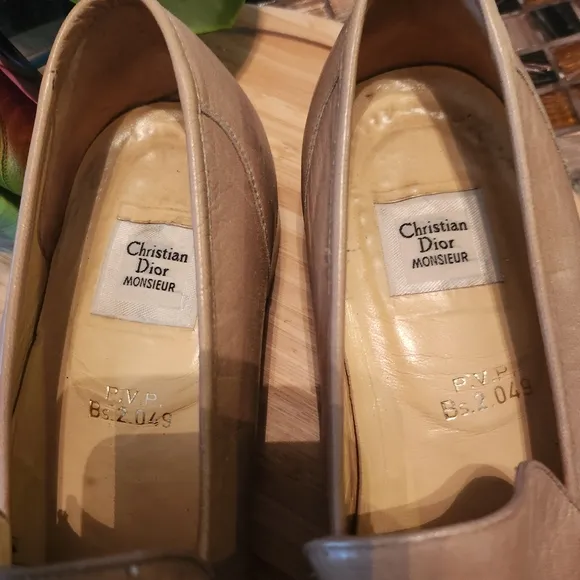 Christian Dior Monsieur leather shoes size 7.5
